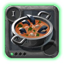 Soupe de clovisses blanches