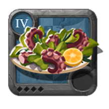 Salade de petites pieuvres