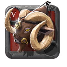 Mouflon sellé
