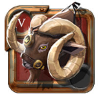 Saddled Bighorn Ram