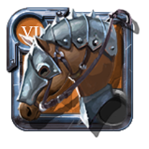 Cheval protégé du maître