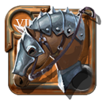 Cheval protégé du maître