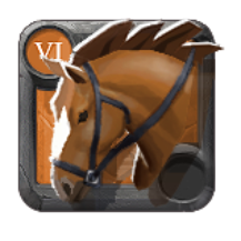 Cheval de monte du maître