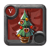 Petit sapin décoré