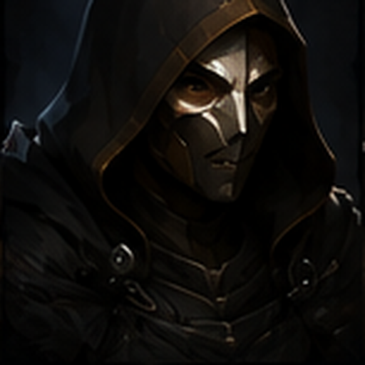 Portrait de profil de Mefist